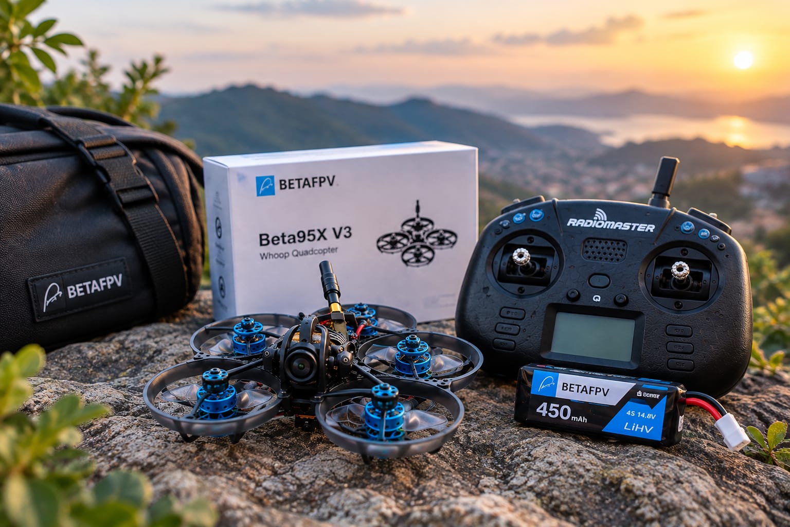 BetaFPV Beta95XV3 FPV Whoop quadcopter with HD camera,radio,controller and battery